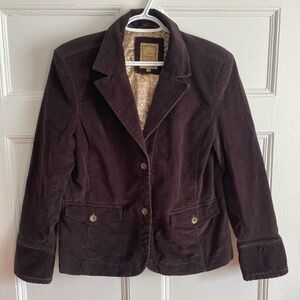 Lady Hathaway | Vintage Chocolate Corduroy Blazer